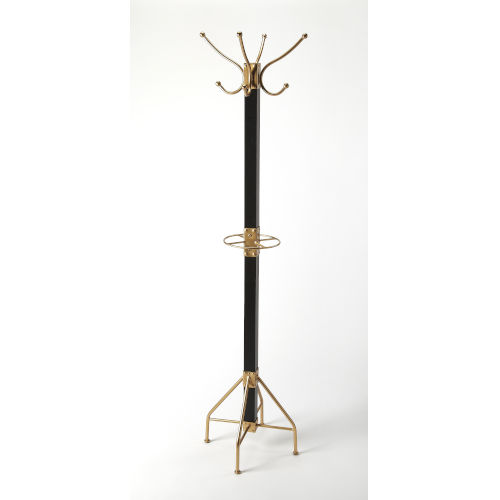 gold coat rack