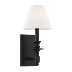 Eglo Drucker Black One Light Wall Sconce 4465a Bellacor