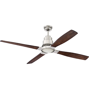 Craftmade Juna Polished Nickel 54 Inch Ceiling Fan With Led