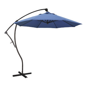 California Umbrella Cali Bronze With Pacific Blue 11 Feet Sunbrella Patio Umbrella 194061388648 Bellacor