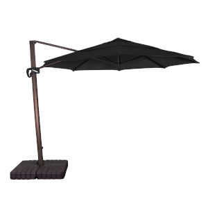 California Umbrella Cali Bronze With Black 10 Feet Sunbrella Patio Umbrella 194061388747 Bellacor