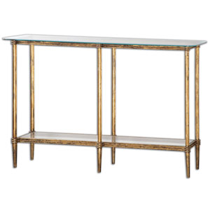 Uttermost Hayley Gold Console Table 24685 Bellacor