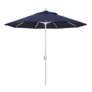 California Umbrella 9 Foot Umbrella Aluminum Market Push Tilt Matte Black Sunbrella Navy Gspt908302 5439 Bellacor