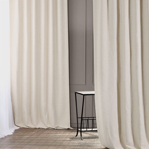 Half Price Drapes Bellino Cottage White 50 X 108 Inch Blackout Curtain Boch Pl4201 108 Bellacor