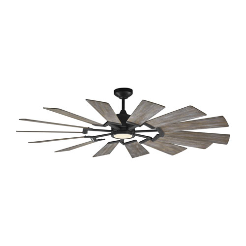 Monte Carlo Prairie Aged Pewter 62 Inch Led Ceiling Fan