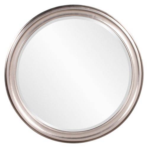 brushed nickel mirror