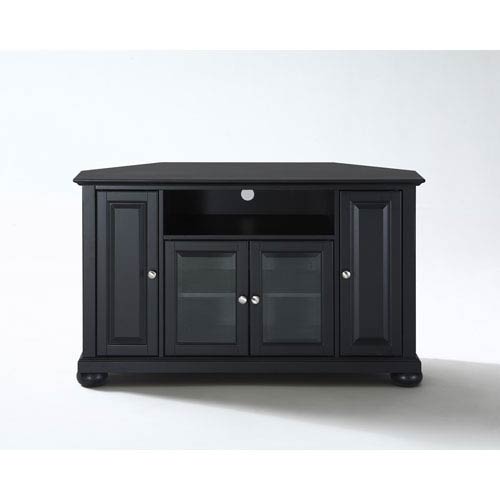 Crosley Furniture Alexandria 48 Inch Corner Tv Stand In Black