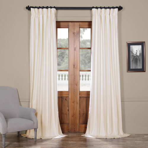 Half Price Drapes Fresh Popcorn 50 X 108 Inch Solid Cotton Blackout Curtain Prct Bo01b 108 Bellacor