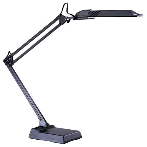 Dainolite Black Energy Efficient Fluorescent Desk Lamp Ult133 Bm