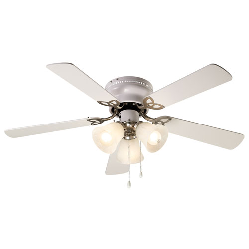 Canarm Maria Brushed Nickel Three Light Ceiling Fan