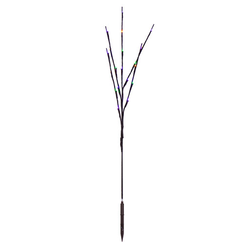 Vickerman Led Multicolor Twig Lights Set Of Three X15b667 Bellacor