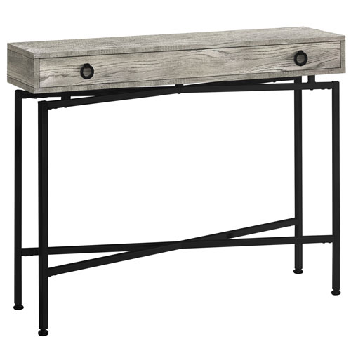 12 inch console table with drawers