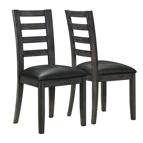 Monarch Specialties Charcoal 39 Inch Dining Chair Set Of 2