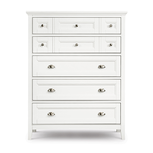 Magnussen Home Kentwood White Five Drawer Chest B1475 10 Bellacor