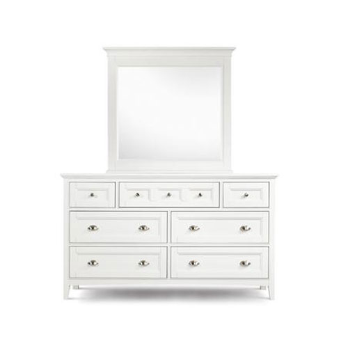 Magnussen Home Kentwood White Seven Drawer Double Dresser W