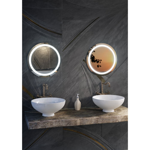 Featured image of post Round Led Backlit Mirror