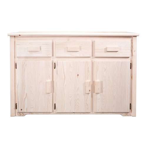 Montana Woodworks Homestead Unfinished Sideboard Mwhcsb Bellacor