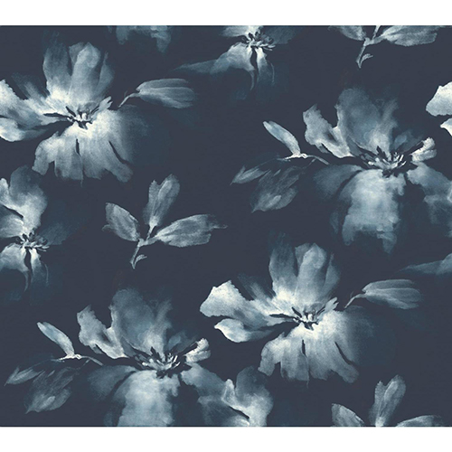 navy blue floral