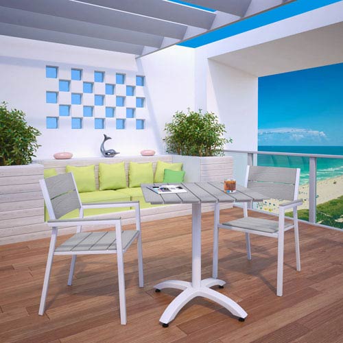 White Aluminum Outdoor Furniture | Bellacor