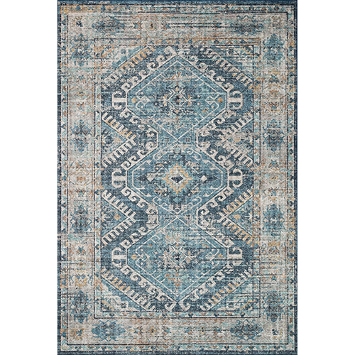 Skye Denim And Natural Square: 1 Ft. 6 In. X 1 Ft. 6 In. Rug