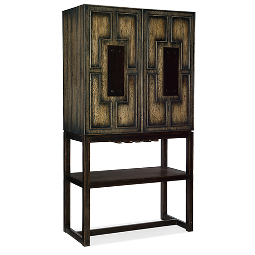 Hooker Furniture Crafted Dark Wood Bar Cabinet 1654 75260 Dkw1
