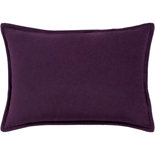 dark purple throw pillow