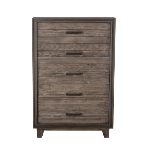 World Interiors Beachwood Weathered Graywash 36 Inch Dresser