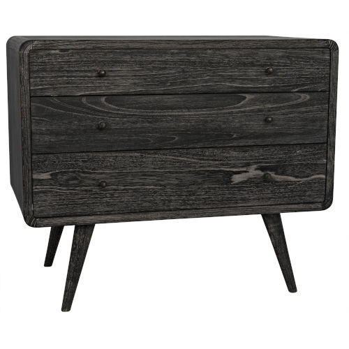 Noir Bart Cinder Black 36 Inch Dresser Af 44cb Bellacor