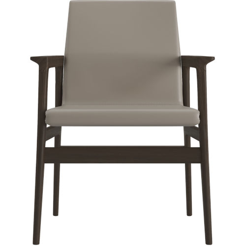 Modloft Stanton Castle Gray Eco Leather Dining Arm Chair Hi1905 A Vkh Bellacor