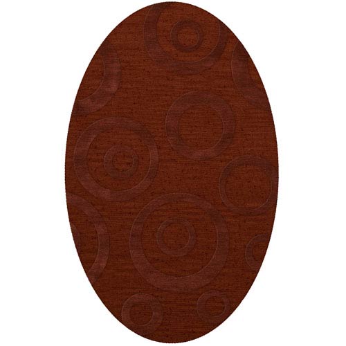 Dover DV5 Paprika Oval: 3 x 5 Ft.  Area Rug Product Image