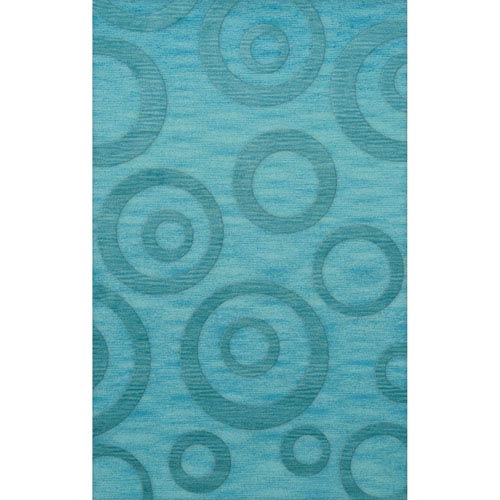 Dover DV5 Peacock Rectangular: 3 x 5 Ft.  Area Rug Product Image