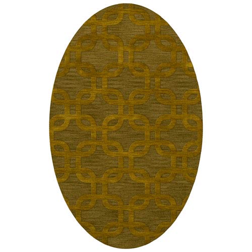 Dover DV7 Avocado Oval: 3 x 5 Ft.  Area Rug Product Image