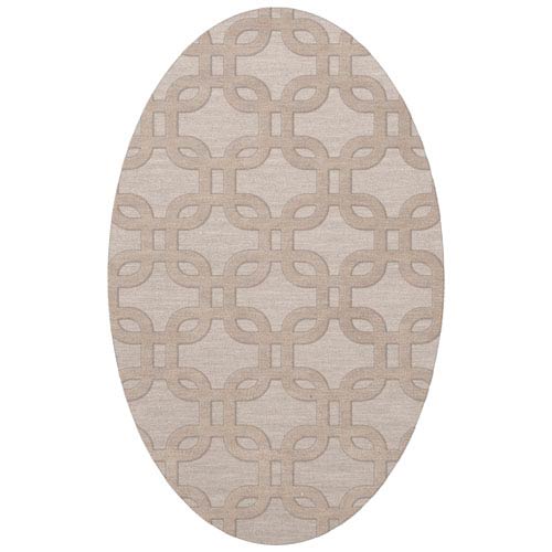 Dover DV7 Putty Oval: 3 x 5 Ft.  Area Rug Product Image