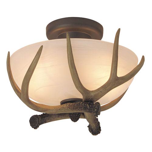 Antler Semi Flush Ceiling Light