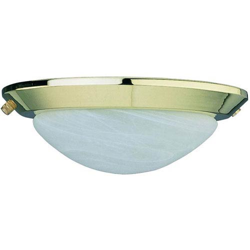 Polished Brass Low Profile Epact Ceiling Fan Light Kit