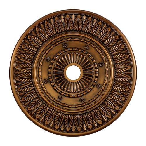 Corinna Antique Bronze 33 Inch Ceiling Medallion