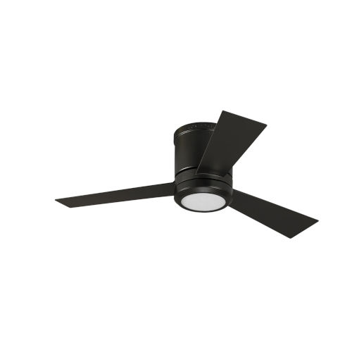 Monte Carlo Clarity Ii Oil Rubbed, Niva 54 Flush Mount Ceiling Fan With Led And Remote Control