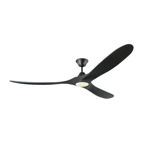 Monte Carlo Maverick Black On Black 70 Inch Led Ceiling Fan