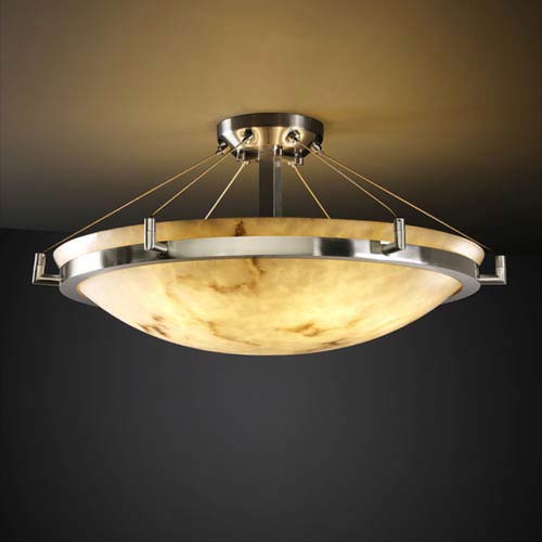 Ring Flush Mount Ceiling Light justice design group lumenaria 24 inch round 5000 lumen led semi flush mount with ring