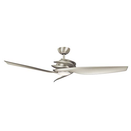 Spyra Brushed Nickel 62 Inch Energy Star Led Ceiling Fan