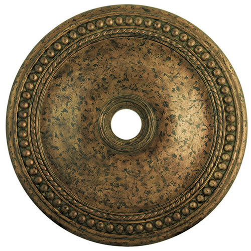 Livex Lighting Wingate Hand Applied Venetian Golden Bronze 36 Inch Ceiling Medallion