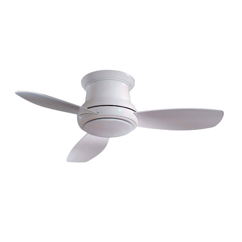 Concept Ii White 44 Inch Flush Led Ceiling Fan