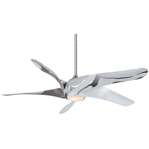 Artemis Liquid Nickel Led 62 Inch Ceiling Fan