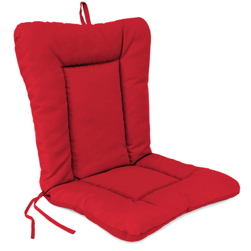 Jordan Manufacturing Company Euro Style Canvas Jockey Red Chair Cushion 9040pk1 873h Bellacor