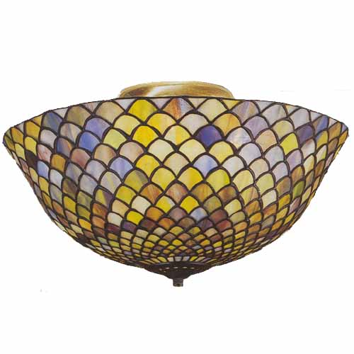 Meyda Tiffany Fishscale Tiffany Ceiling Light 27437 Bellacor