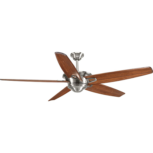 Progress Lighting P2560 09 Caleb Brushed Nickel 68 Inch Ceiling Fan