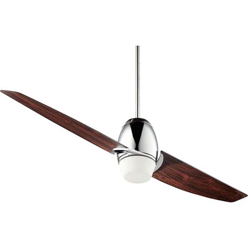 Muse One Light Chrome 54 Inch Ceiling Fan