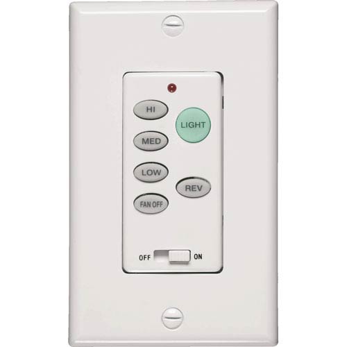 Quorum International White Fan Wall Control With Reverse 7 1301 0