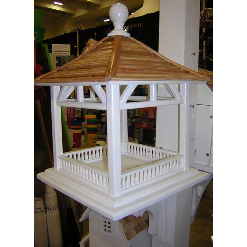 Home Bazaar Dream House White Bird Feeder Hb 2085 Bellacor