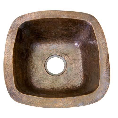 Barclay Products Large Antique Copper Undermount Prep Sink